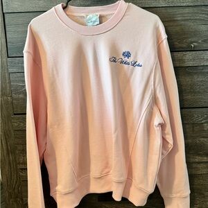 ZARA THE WHITE LOTUS FLEECE SWEATSHIRT NWT SZ MED